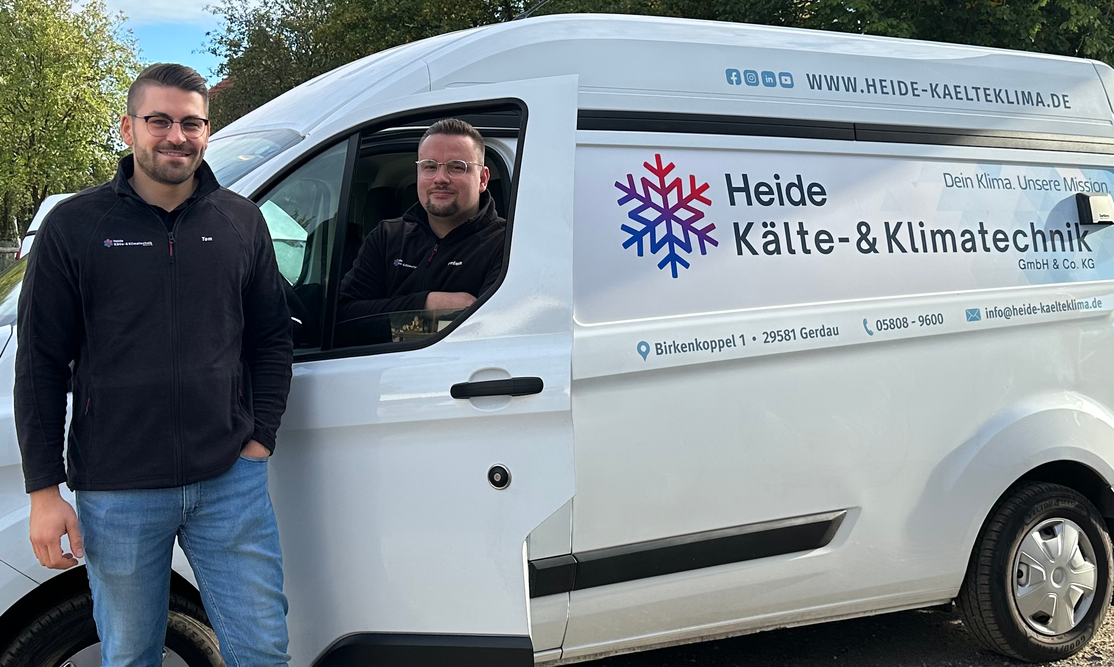 Tom Krause, Frederik Frenzel - Geschäftsführer Heide Kälte- und Klimatechnik GmbH & Co. KG