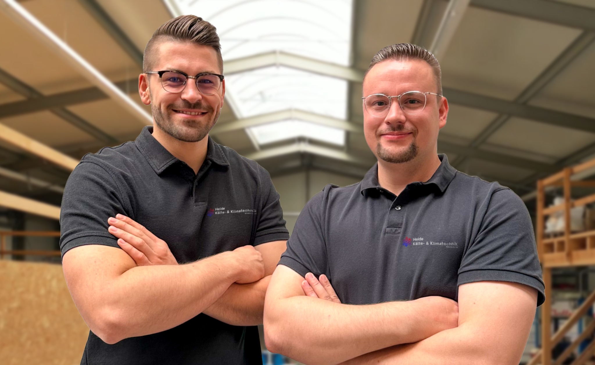 Tom Krause und Frederik Frenzel Geschäftsführer Heide Kälte- und Klimatechnik GmbH und Co KG