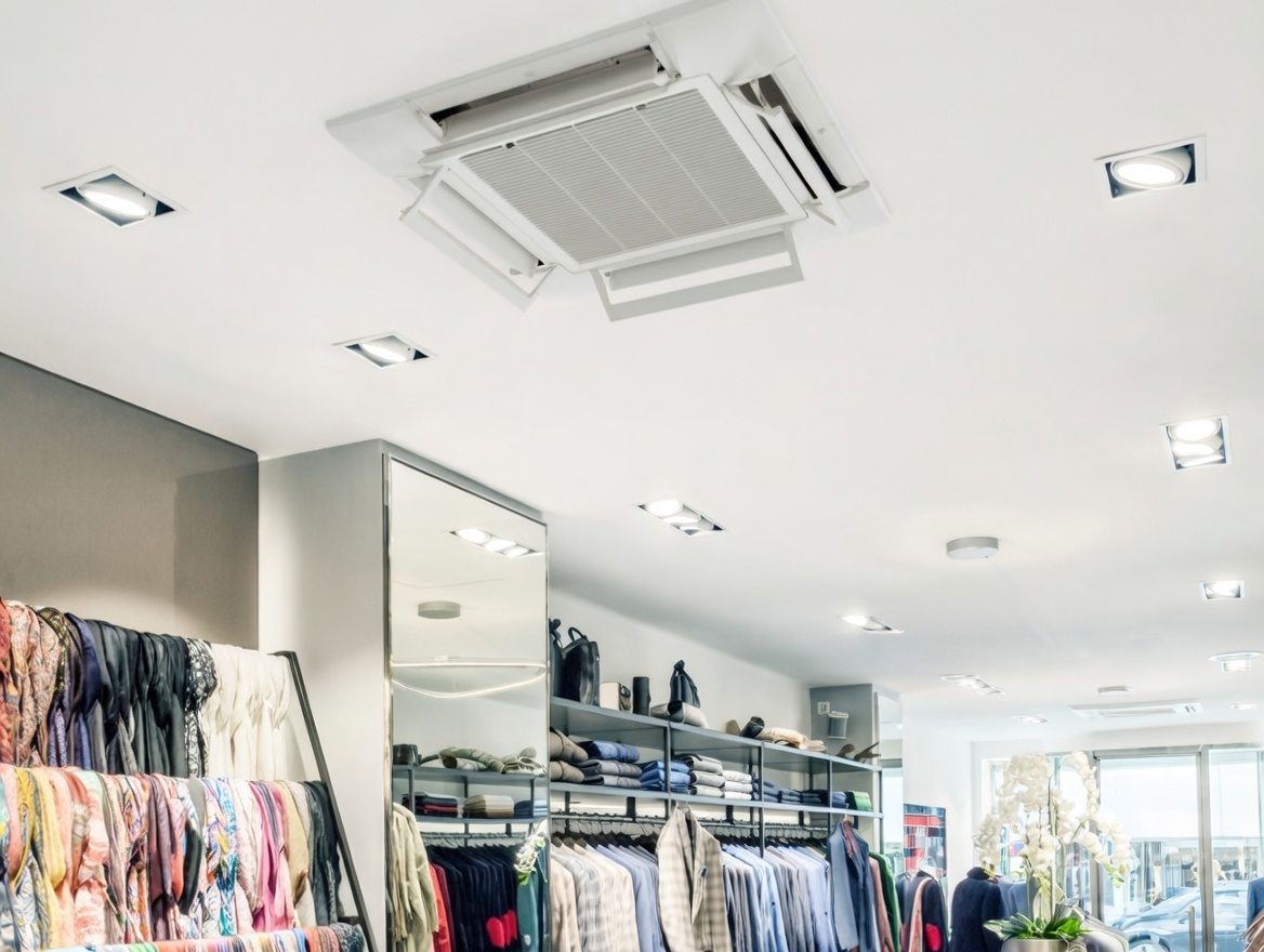 Klimaanlagen Installation Einzelhandel, Büro, Praxis